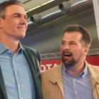 Luis Tudanca y Pedro Sánchez, en una imagen de archivo