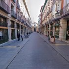 Calle La Platería de Valladolid.