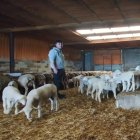 Asier Calleja, uno de los dos pastores que ha realizado el curso de formación en Tierras Altas.