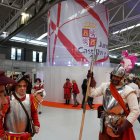 Personajes de una de las recreaciones presentadas en el marco de la feria Intur.