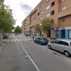 Calle Santa María de la Cabeza en el barrio de San Isidro, donde se produjo el incendio.