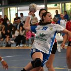 La pivote Irene Botella, en una acción de un partido de esta temporada.