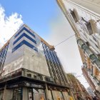 Edificio de CaixaBank en la esquina de las calles Regalado y Teresa Gil.
