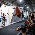Un momento del Open de Boulder 'Ciudad de Valladolid' celebrado en GekoAventura.