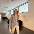 El coportavoz de Unidas Podemos, Pablo Fernández, en una rueda de prensa en Valladolid.