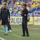 Álvaro Rubio dirige al primer equipo en el encuentro ante la UD Las Palmas