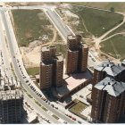 Vista aérea de Valladolid. Barrio de Parquesol (1985)