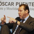 El ministro Óscar Puente, en un momento del Club de Prensa de El Mundo de Castilla y León