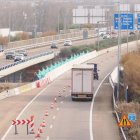 Reapertura los ramales del enlace E-129 de la A-62 con la VA-30 tras las obras
