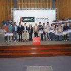 Momento de la presentación de la Copa Colegial 2025, en la UEMC.