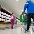 Imagen de archivo del interior de un supermercado en Valladolid.