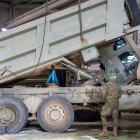 Agrupación de Apoyo Logístico nº 61 en la base 'El Empecinado' de Valladolid.
