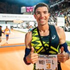 Adel Mechal en la última San Silvestre Vallecana donde acabó tercero.