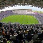 Aspecto del estadio Zorrilla durante un Real Valladolid-Real Madrid.
