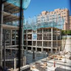 Imagen de archivo de bloques de viviendas en construcción en Parquesol.