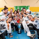CPLV Panteras festeja su nuevo título de la Copa de la Reina.