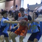 Imagen del Peñalba-Lourdes en los cuartos de final de la Copa Colegial.