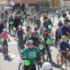 Juan Miguel Lostau 16/03/2025. Valladolid. Comunidad de Castilla y León. Marcha ciclista y andando por la Escuela Pública. J.M.LOSTAU.