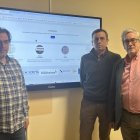 Los profesores Cardeñoso, Fradejas y Muñoz.