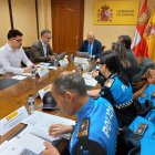 Mesa de coordinación policial contra la Violencia de Género en Valladolid.