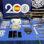 Material incautado por la Policía Nacional