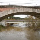 Río Adaja a su paso por Valdestillas en Valladolid