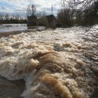 Crecida del río Duero por San Miguel del Pino