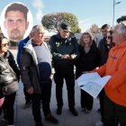 Reunión antes de una nueva batida en búsqueda de Alejandro Aranda (en la imagen en miniatura)