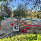 Zona de las moreras próxima al Paseo de Isabel la Católica