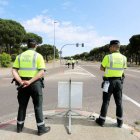 Control de la Guardia Civil en la provincia de Valladolid.