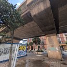 Puente del Arco de Ladrillo por donde ha caído el agua