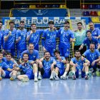 La plantilla del recoletas posa tras certificar el regreso dos años después a una fase final de la Copa del Rey.