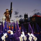 Un momento del Vía Crucis Procesional