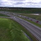 Tráfico denso en la A-6 a la altura de Tordesillas.