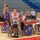 Un momento del partido entre Ucam Murcia  y Fundación Aliados en la Eurocup II.