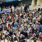 Imagen de un sector de la grada en Pisuerga.