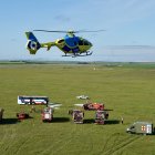 La Base Aérea de Villanubla organiza un ejercicio simulado de accidente aéreo por colisión entre dos aeronaves, una civil y una militar