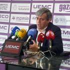 Lorenzo Alonso Nistal en la rueda de prensa del Real Valladolid Baloncesto.