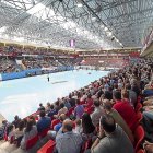 Vista panorámica del pabellón Huerta del Rey.