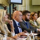 El alcalde de Valladolid, Jesús Julio Carnero, en el debate sobre el estado de la ciudad.