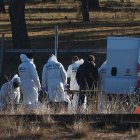 Archivo - Levantamiento del cadáver de Esther López el 5 de febrero de 2022. Foto archivo.