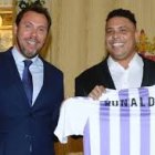 Puente y Ronado, el día de la presentación del brasileño como presidente.