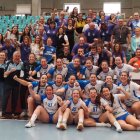 El Cavidel Aula festeja el ascenso a la División de Honor Plata.