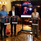 Presentación del Campeonato de España de Láser-run e el Ayuntamiento.