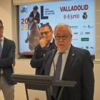 Juan Useros, junto a Narciso Prieto y Fernando Pérez en la presentación del Concurso.