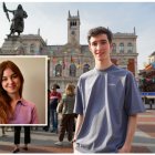 Gonzalo Miguel, segunda mejor nota de la PAU (antigua Ebau)  en 2024 y Sofía García, que obtuvo la mejor nota