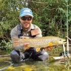 El flamante campeón de España de salmónidos mosca Daniel Muñiz Llana.