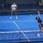 Arturo Coello en las semifinales del Premier Pádel de Valladolid.