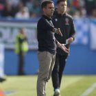 Borja Jiménez en un partido en Butarque.