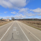 Carretera VA-101, en el kilómetro 1, a las afueras de Peñafiel (Valladolid).